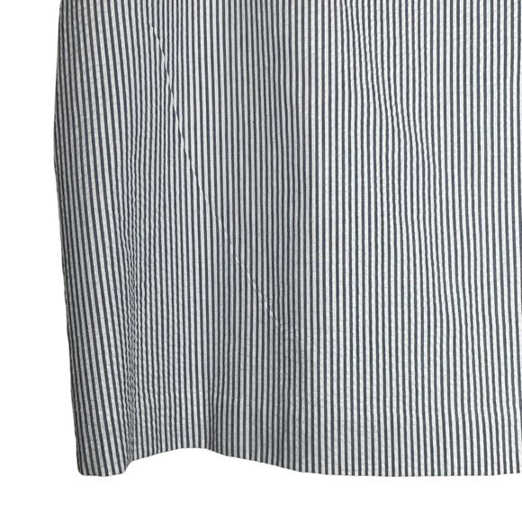 Uniform by John Paul Richard 100% Cotton Prep School Seersucker Lined Skirt 16 - Picture 6 of 8